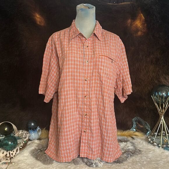 The Northface button-down short sleeve shirt, L (7001) - Picture 1 of 5